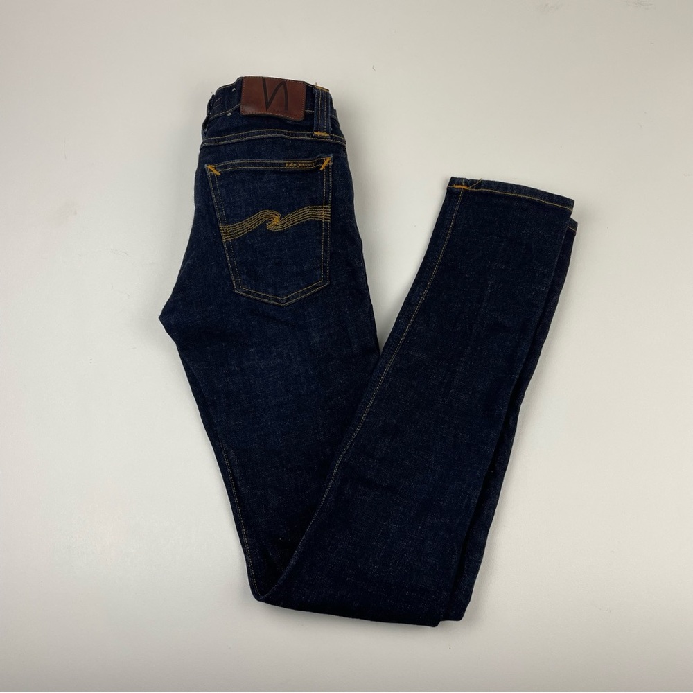 Nudie Jeans Tight Long John Twill Rinsed Women's Jeans size W26 L34